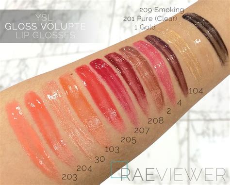 YSL Gloss Volupté Lip Gloss Collection Photos, First Impressions 